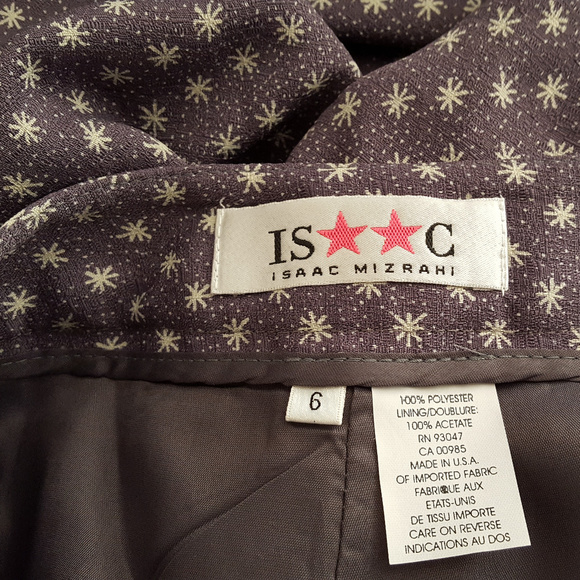 Isaac Mizrahi Pants - ISAAC MIZRAHI 90s Vintage IS**C Gray Star Pants S